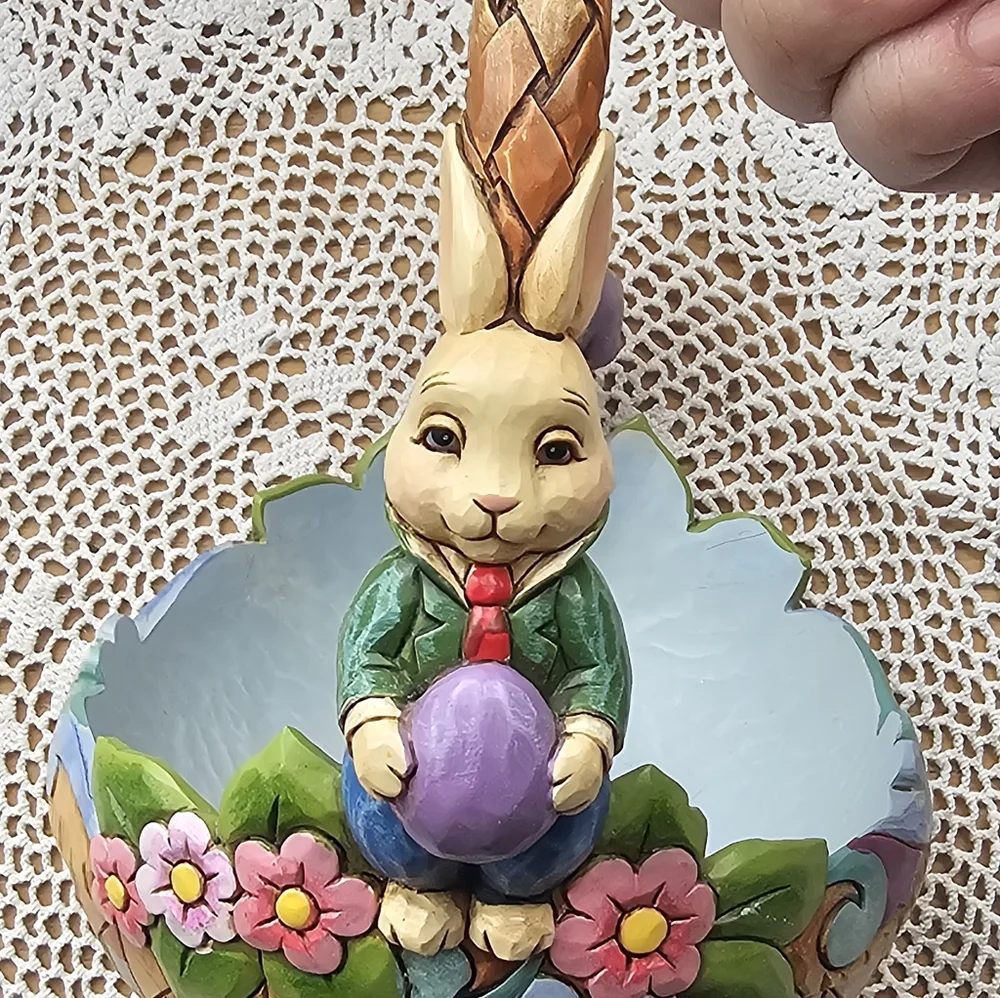 Jim Shore Heartwood "For The Love of Easter" Easter Basket 5 Eggs 4016464 2009 - Picture 10 of 16